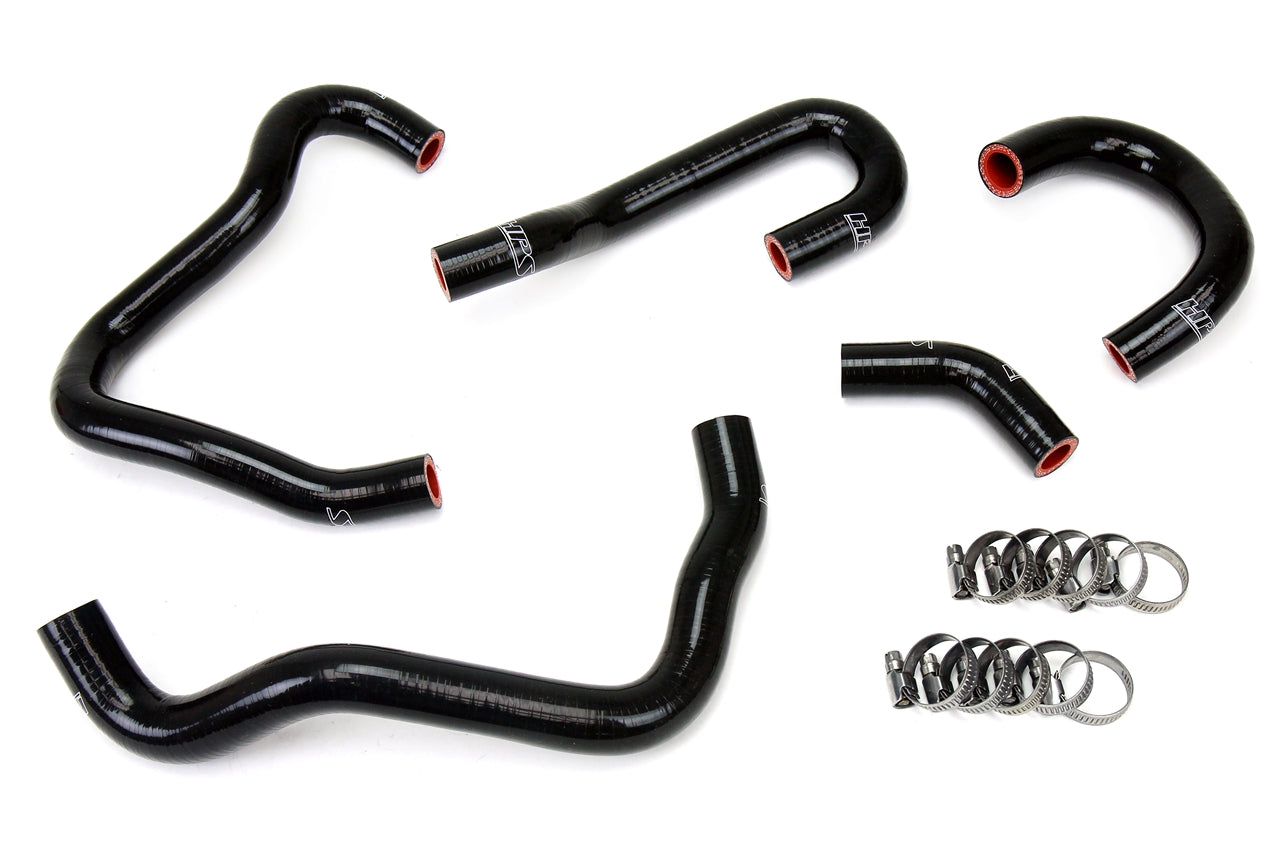 HPS Black Reinforced Silicone Heater Hose Kit Honda 00-05 S2000 57-1414-BLK