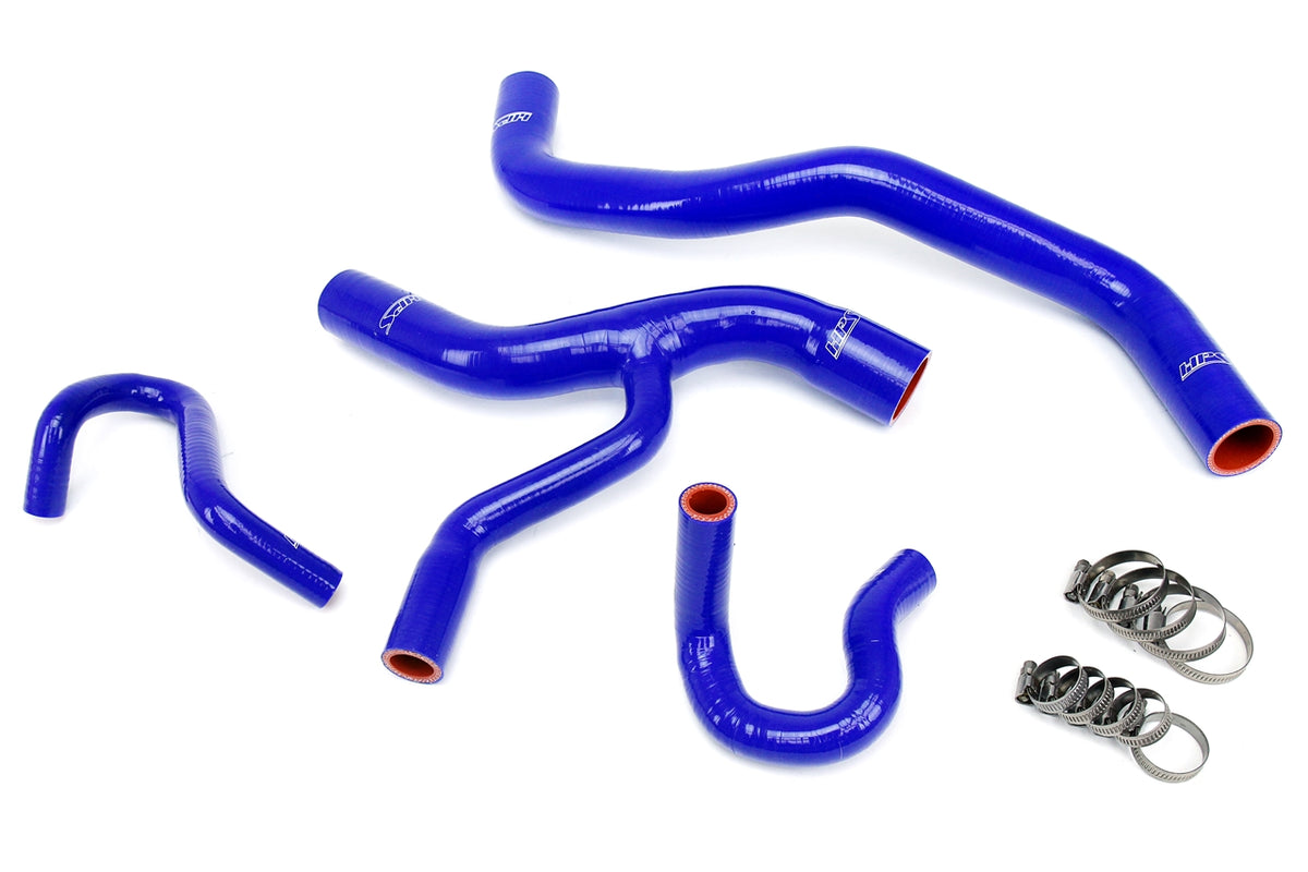 HPS Blue Reinforced Silicone Radiator and Heater Hose Kit Coolant Ford 96-01 Mustang GT 4.6L V8 57-1416-BLUE