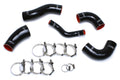 HPS Black Reinforced Silicone Intercooler Hose Kit Hyundai 11-14 Sonata 2.0L Turbo 57-1420-BLK