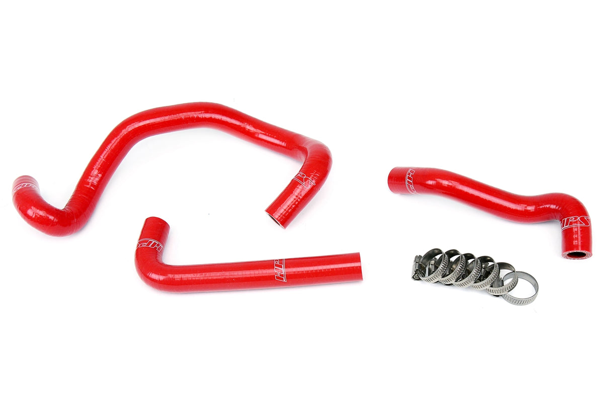 HPS Red Reinforced Silicone Heater Hose Kit Mazda 86-92 RX7 FC3S Turbo LHD 57-1422-RED