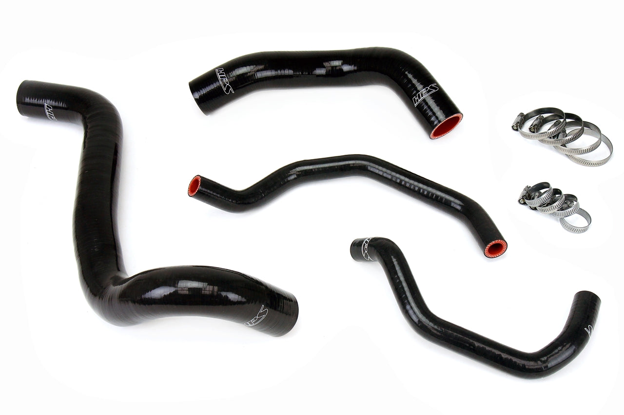 HPS Black Reinforced Silicone Radiator + Heater Hose Kit Toyota 12-14 Sequoia 5.7L V8 57-1426-BLK