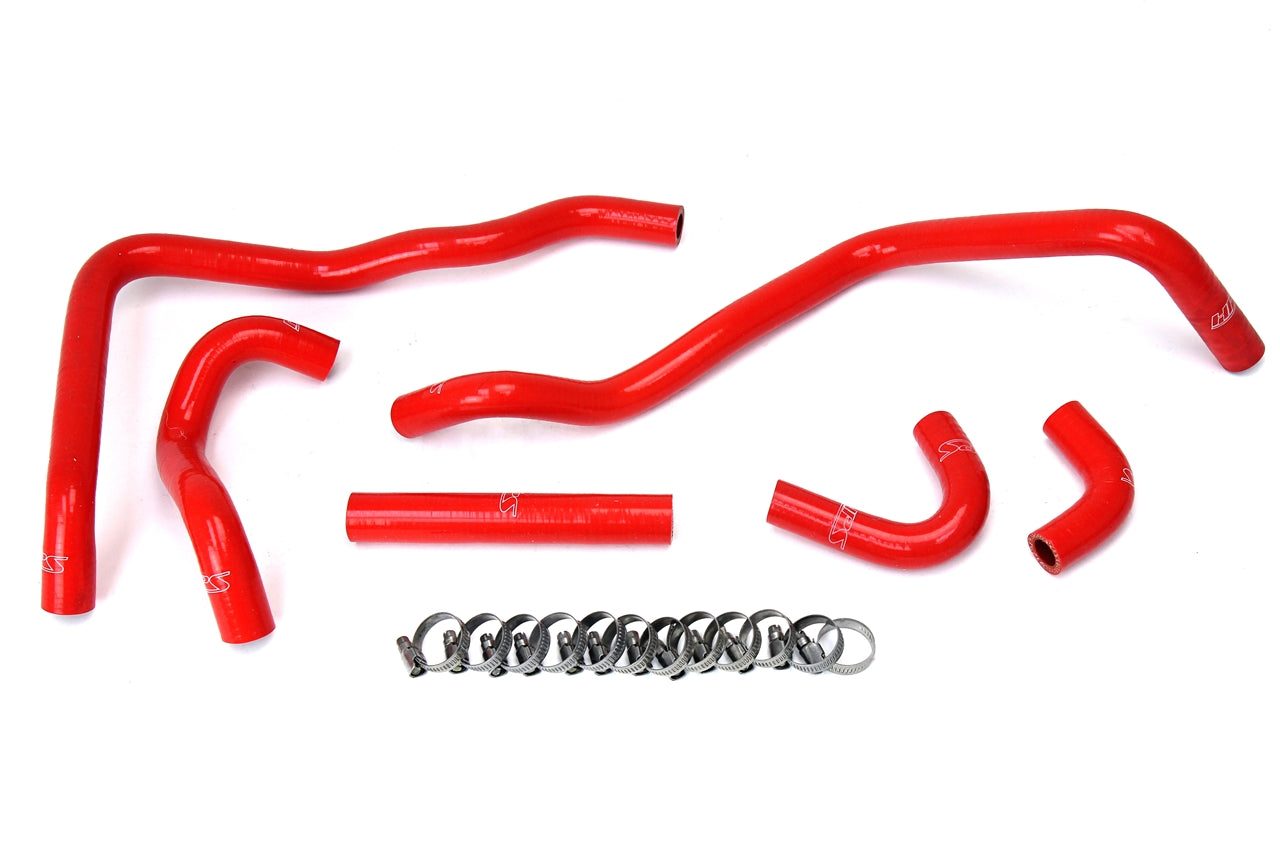 HPS Red Silicone Heater Hose Kit 2000-2005 Toyota MR2 Spyder MRS 1.8L 6pcs set 57-1433-RED
