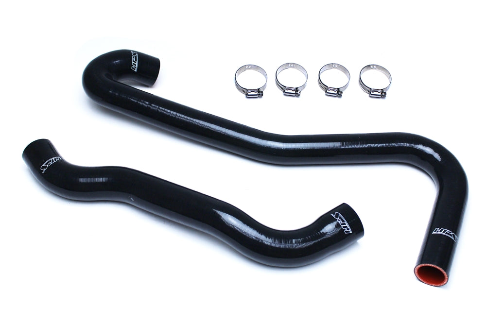 HPS Black Reinforced Silicone Radiator Hose Kit Coolant Jeep 06-08 Grand Cherokee SRT8 6.1L V8 WK1 57-1453-BLK
