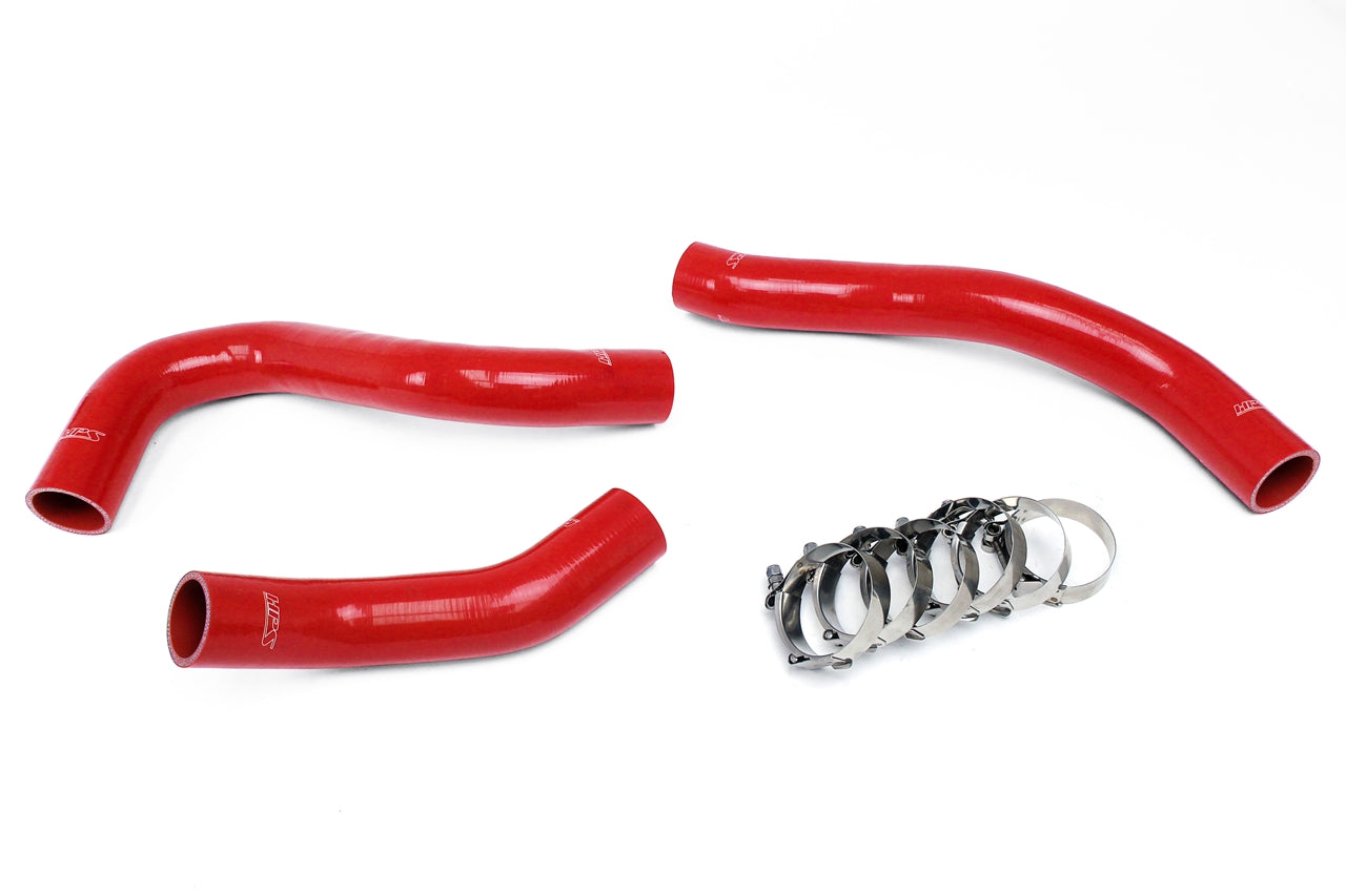 HPS Red Silicone Radiator Hose Kit 2008-2010 Ford F450 Superduty Powerstroke 6.4L Diesel Turbo 57-1457-RED
