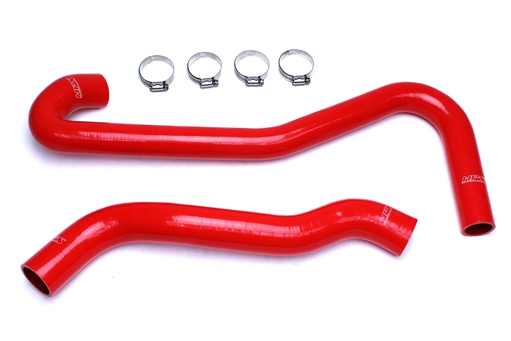 HPS Red Reinforced Silicone Radiator Hose Kit Coolant Jeep 09-10 Grand Cherokee SRT8 6.1L V8 WK1 57-1460-RED