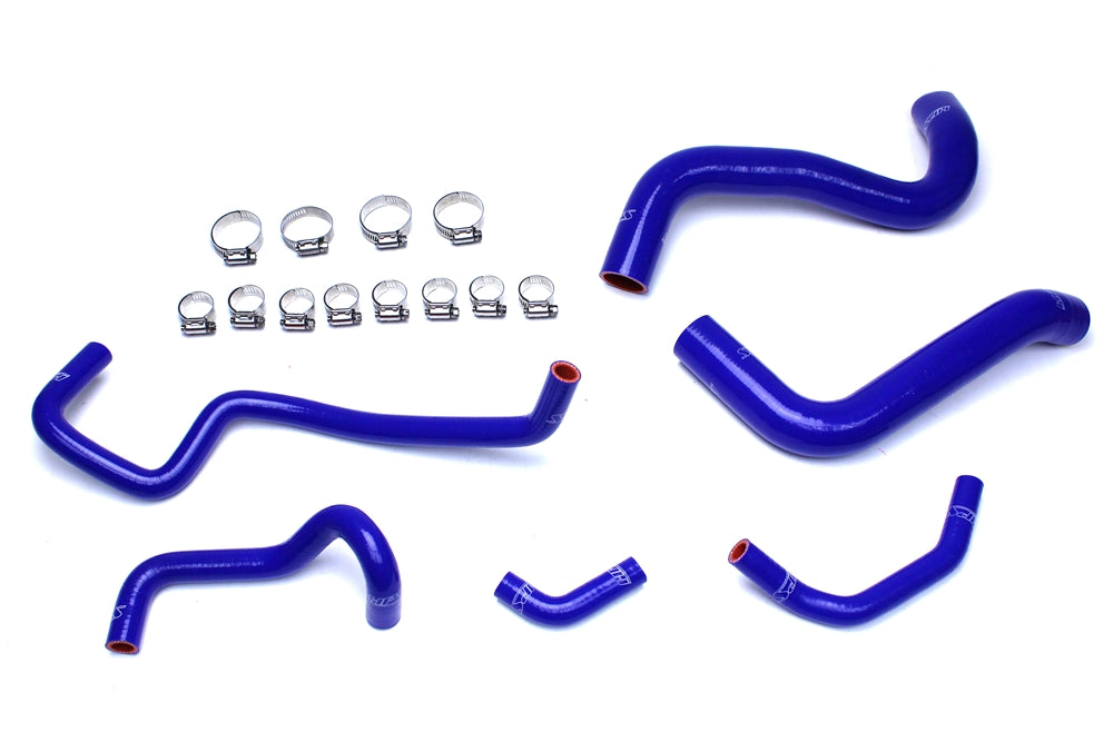 HPS Blue Reinforced Silicone Radiator Hose + Heater Hose Kit Coolant Toyota 03-09 4Runner 4.7L V8 57-1467-BLUE