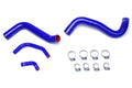 HPS Blue Reinforced Silicone Radiator Hose Kit Coolant Lexus 03-09 GX470 4.7L V8 57-1467R-BLUE