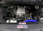 HPS Blue Reinforced Silicone Radiator Hose Kit Coolant Toyota 03-09 4Runner 4.7L V8 57-1467R-BLUE Installed