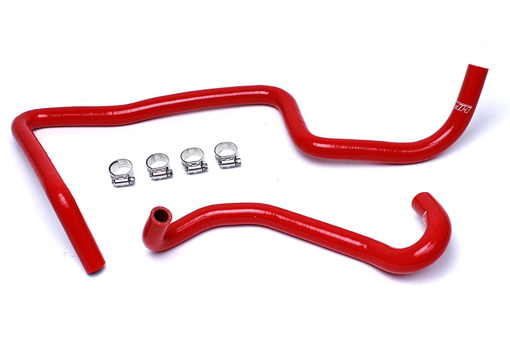 HPS Red Reinforced Silicone Heater Hose Kit Coolant Jeep 06-10 Grand Cherokee WK1 SRT8 6.1L V8 57-1471-RED
