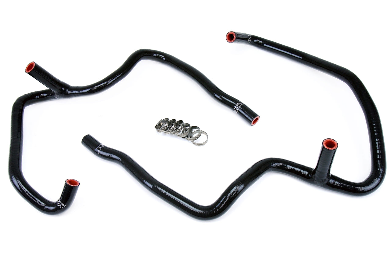 HPS Black Silicone Heater Hose Kit 2006-2010 Jeep Commander 5.7L V8 Rear A/C 57-1472-BLK