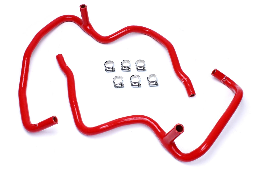 HPS Red Reinforced Silicone Heater Hose Kit Coolant Jeep 06-10 Commander 5.7L V8 with Rear A/C 57-1472-RED