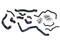 HPS Reinforced Black Silicone Radiator Hose Kit Coolant Volkswagen 06-08 GTI 2.0T Turbo FSI Left Hand Drive 57-1476-BLK
