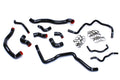 HPS Black Silicone Radiator and Ancillary Hose Kit 2007-2009 Volkswagen EOS 2.0T Turbo FSI 57-1476-BLK