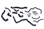 HPS Black Silicone Radiator and Ancillary Hose Kit 2007-2009 Volkswagen EOS 2.0T Turbo FSI 57-1476-BLK