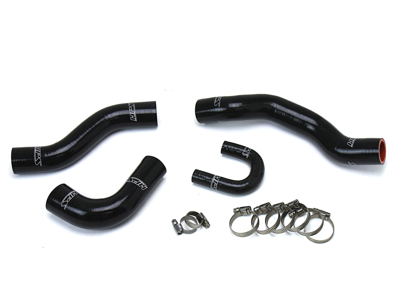 HPS Black Reinforced Silicone Radiator Hose Kit Coolant Toyota 84-95 4Runner 22RE Non Turbo EFI 57-1477-BLK