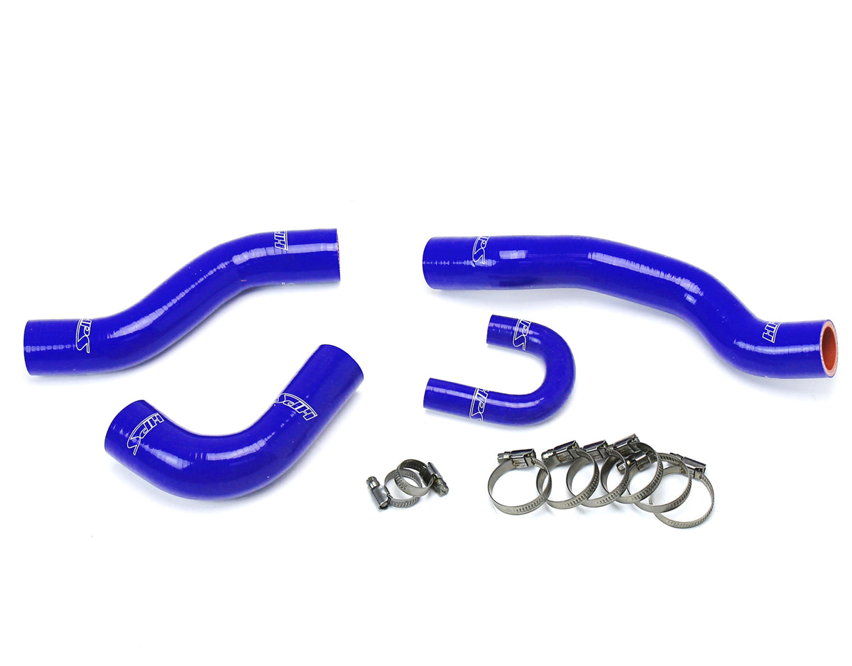 HPS Blue Reinforced Silicone Radiator Hose Kit Coolant Toyota 84-95 4Runner 22RE Non Turbo EFI 57-1477-BLUE