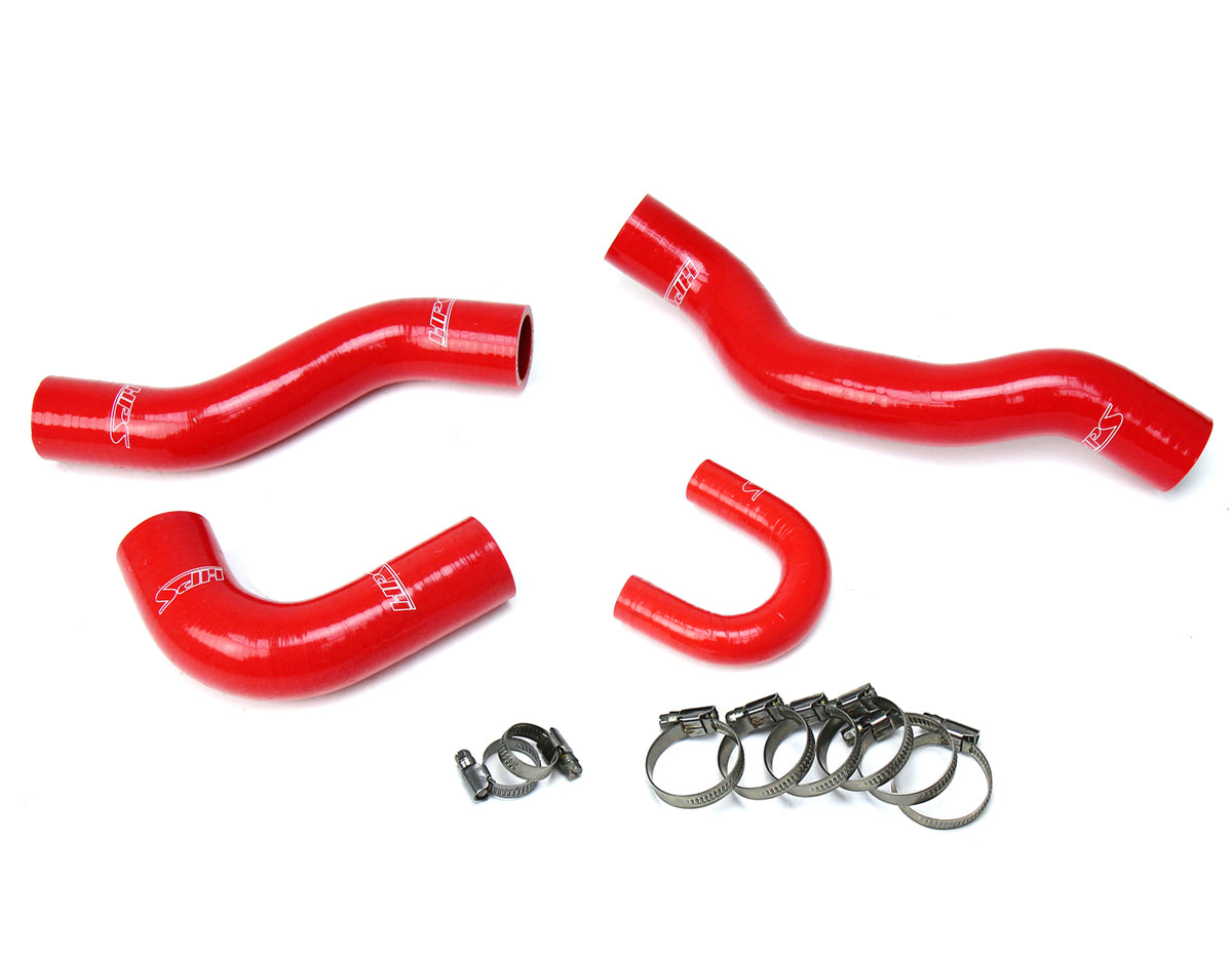 HPS Red Reinforced Silicone Radiator Hose Kit Coolant Toyota 84-95 Pickup 22RE Non Turbo EFI 57-1477-RED