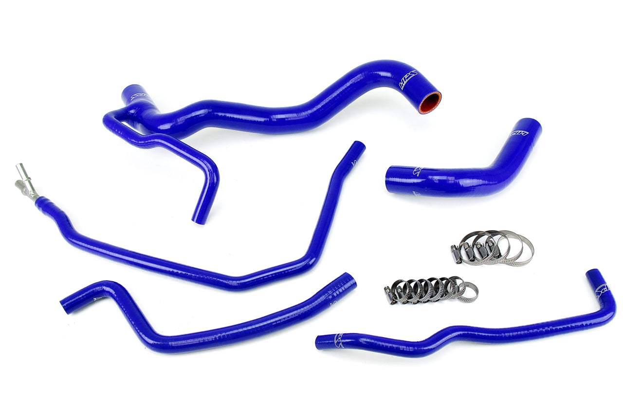 HPS Blue Silicone Radiator Hose 5pcs Complete Kit Coolant Bypass Scion 11-15 tC 57-1479-BLUE