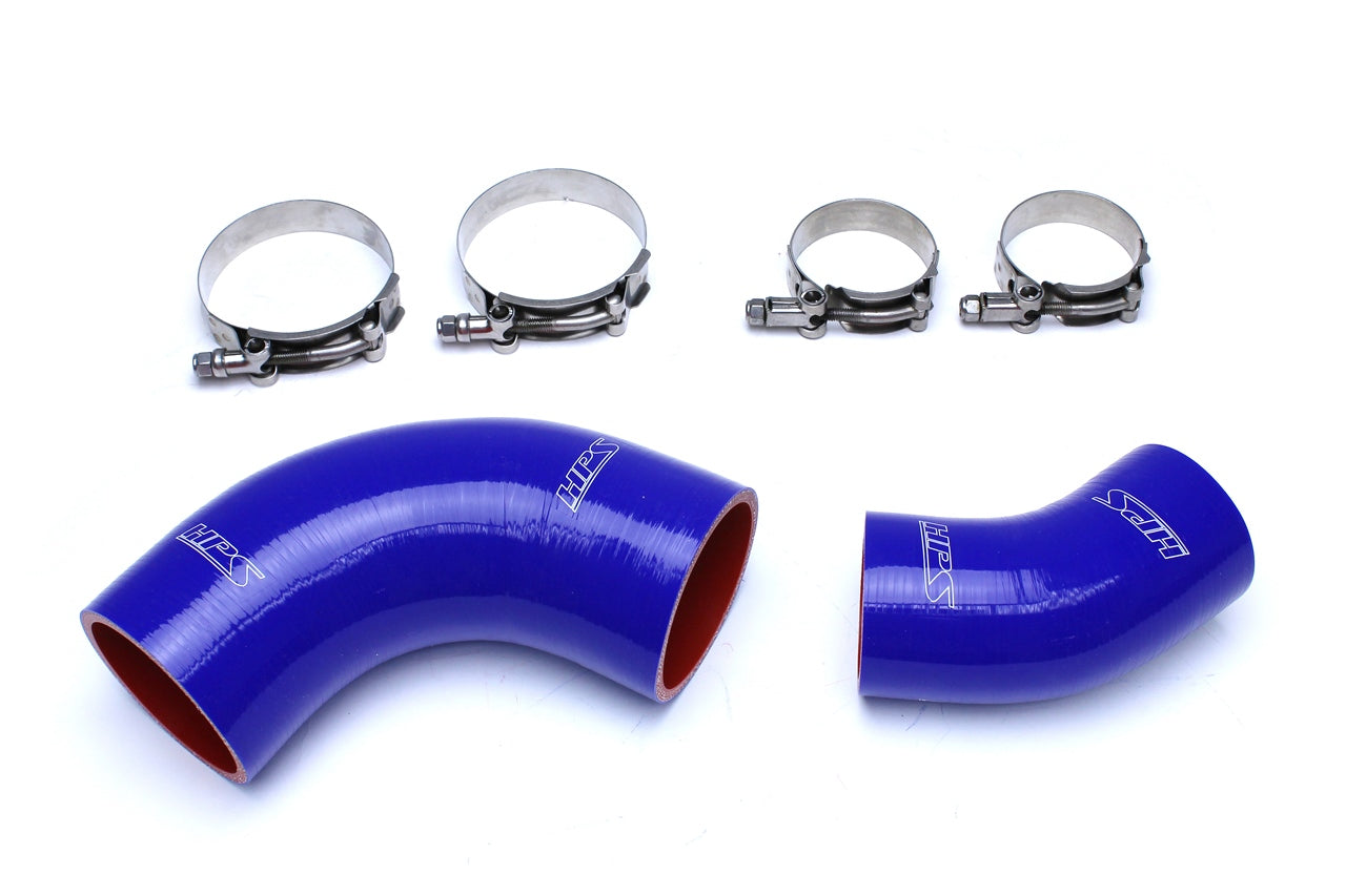 HPS Blue Reinforced Silicone Intercooler Hose Kit Mazda 07-13 Mazdaspeed 3 2.3L Turbo 57-1486-BLUE
