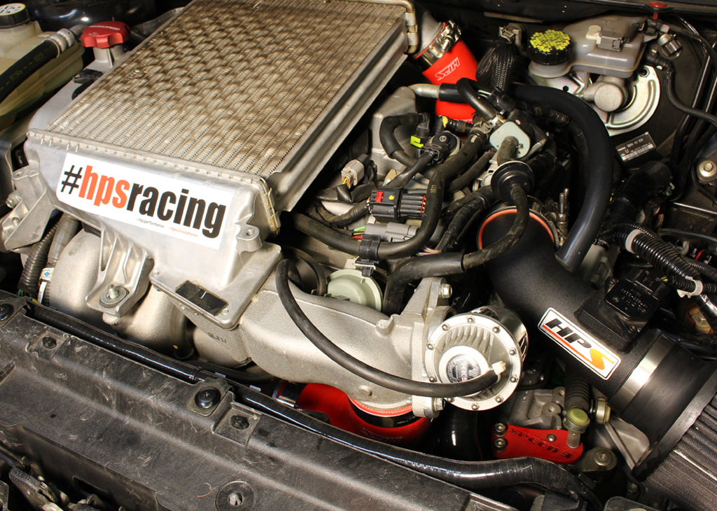 HPS Silicone Intercooler Hose Kit Installed 2006-2007 Mazda Mazdaspeed 3 MZ6 2.3L Turbo 57-1486