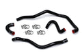 HPS Reinforced Black Silicone Heater Hose Kit Coolant BMW 01-06 E46 M3 57-1487-BLK