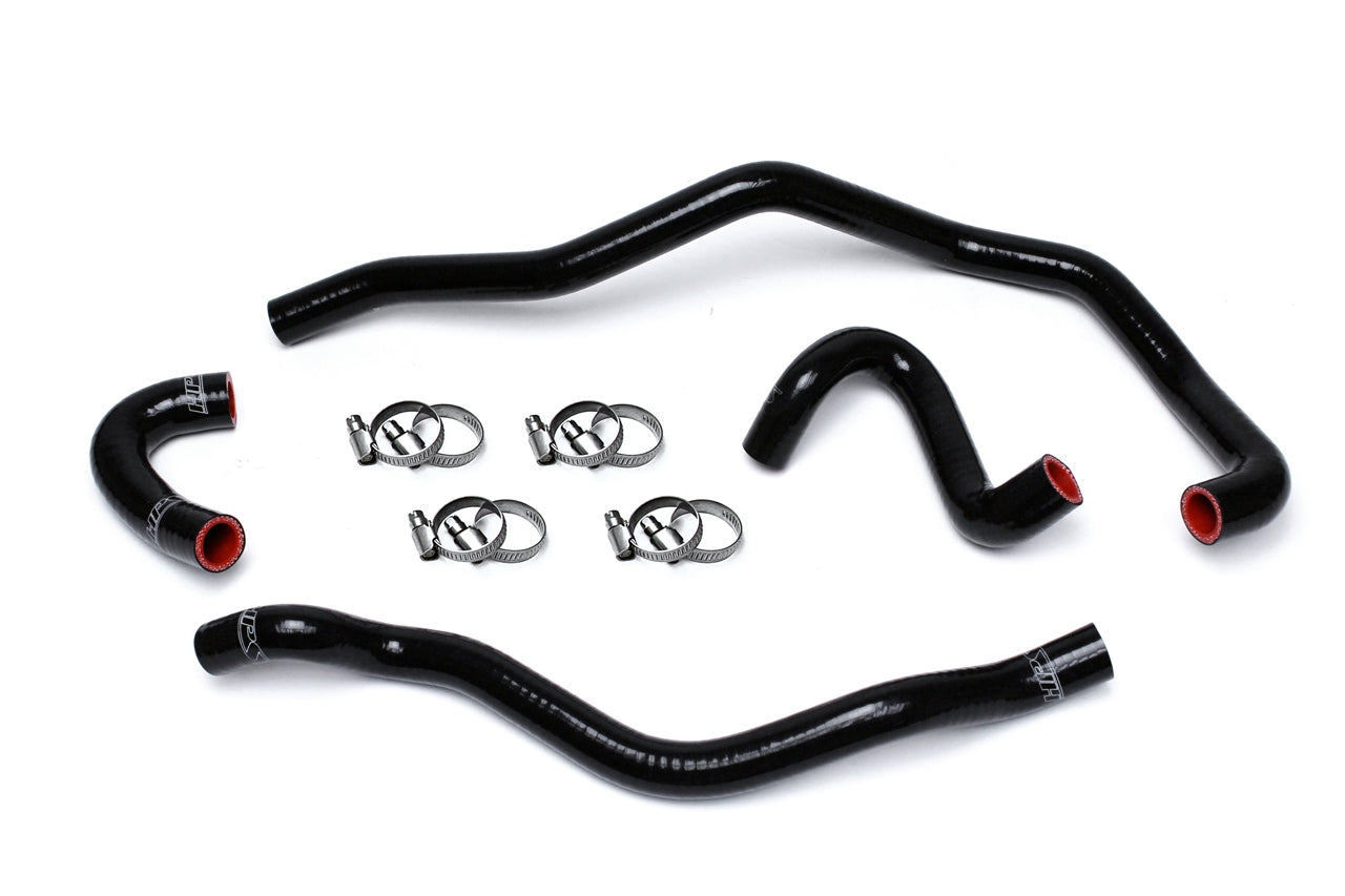 HPS Reinforced Black Silicone Heater Hose Kit Coolant BMW 01-06 E46 M3 57-1487-BLK