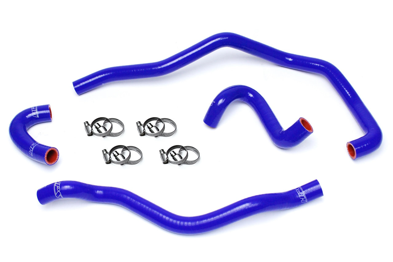 HPS Reinforced Blue Silicone Heater Hose Kit Coolant BMW 01-06 E46 M3 57-1487-BLUE