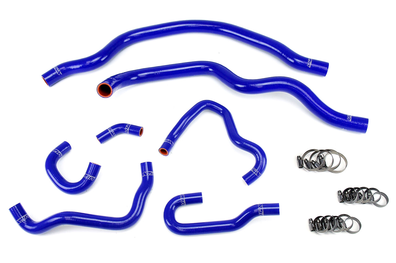 HPS Blue Reinforced Silicone Radiator and Heater Hose Kit Coolant Honda 00-05 S2000 57-1489-BLUE