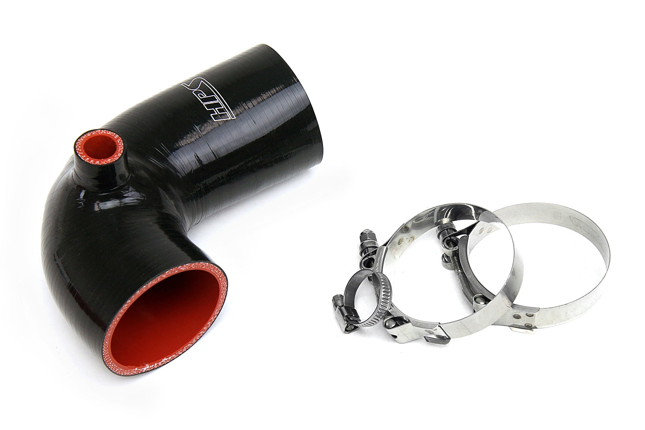 HPS Black Silicone Air Intake Kit Post MAF Hose 2006-2008 Mazda MX-5 Miata MX5 NC1 2.0L 57-1493-BLK