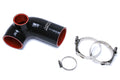 HPS Black Reinforced Silicone Post MAF Air Intake Hose Kit Mazda 09-15 MX-5 Miata NC2 NC3 57-1494-BLK