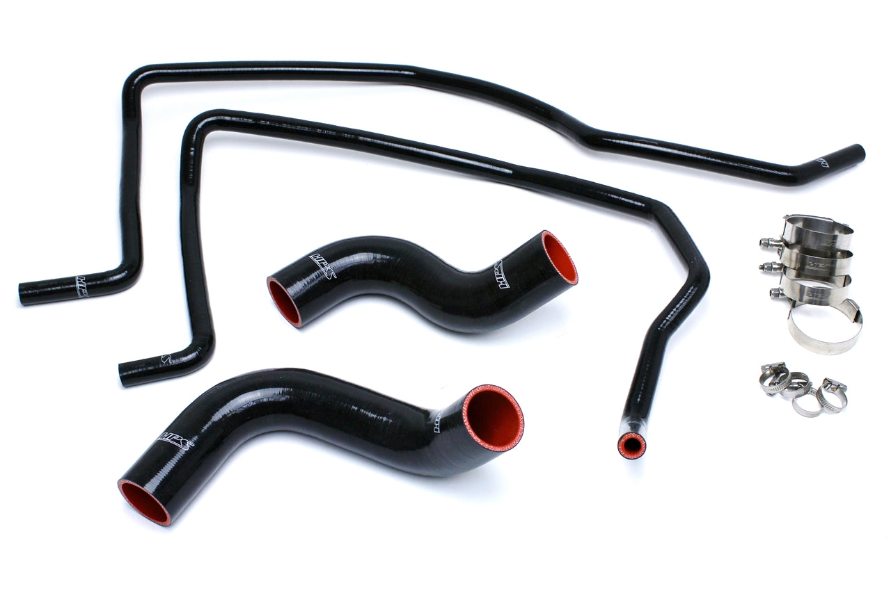 HPS Black Reinforced Silicone Radiator + Heater Hose Kit Dodge 04-06 Ram 1500 SRT-10 8.3L V10 57-1498-BLK