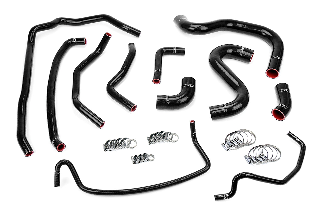 HPS Black Silicone Radiator + Heater Coolant Hose Kit Ford 2015-2017 Mustang GT 5.0L V8 57-1502-BLK