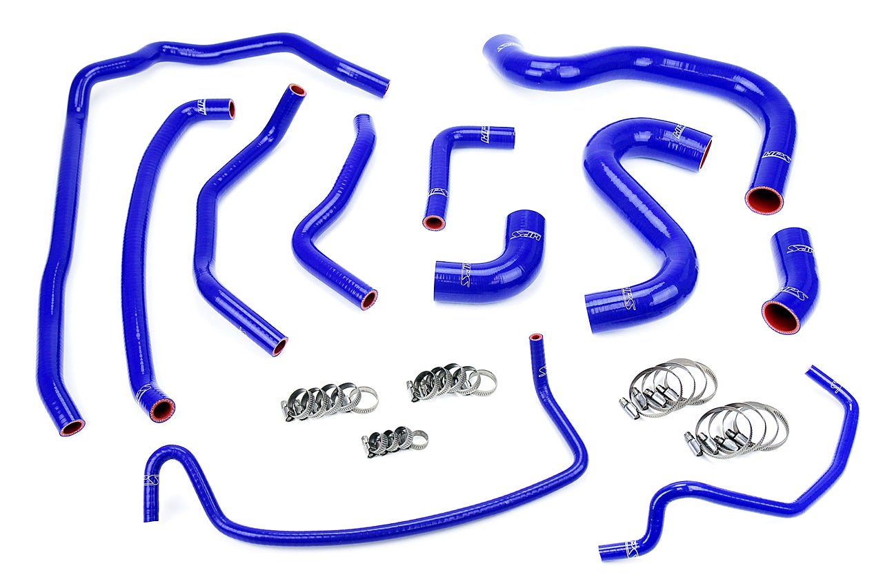 HPS Blue Silicone Radiator + Heater Coolant Hose Kit Ford 2015-2017 Mustang GT 5.0L V8 57-1502-BLUE