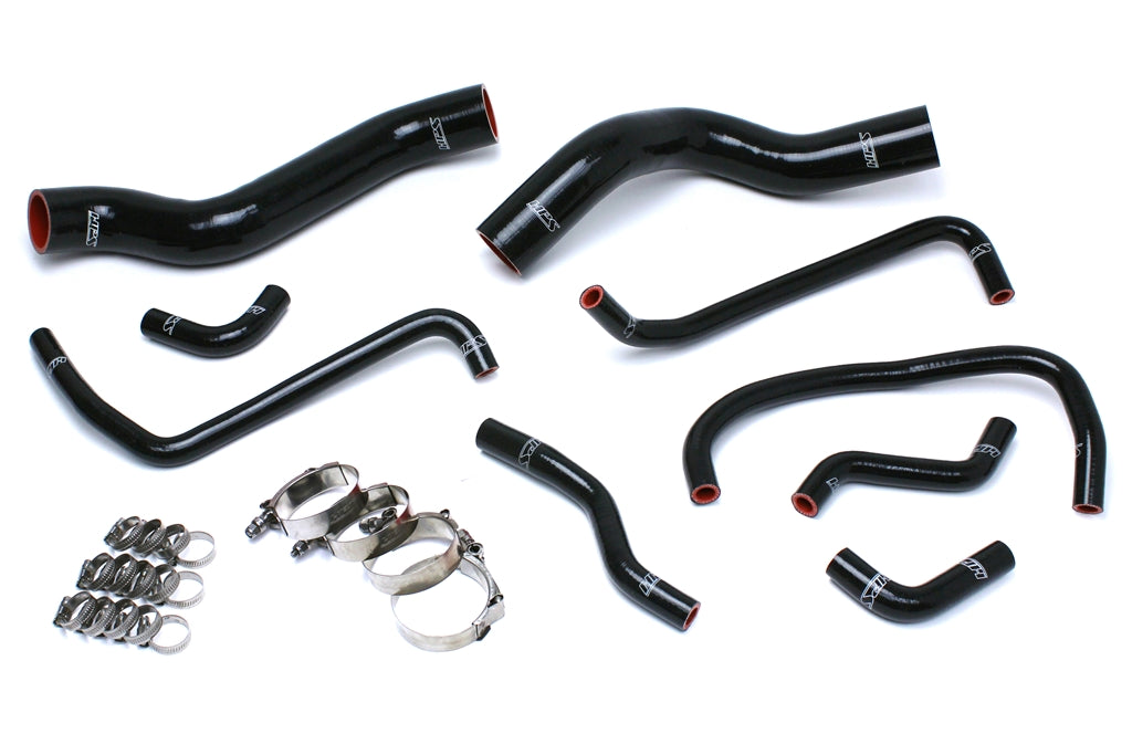 HPS Black Reinforced Silicone Radiator + Heater Hose Kit Dodge 13-14 Viper SRT-10 8.4L V10 57-1503-BLK