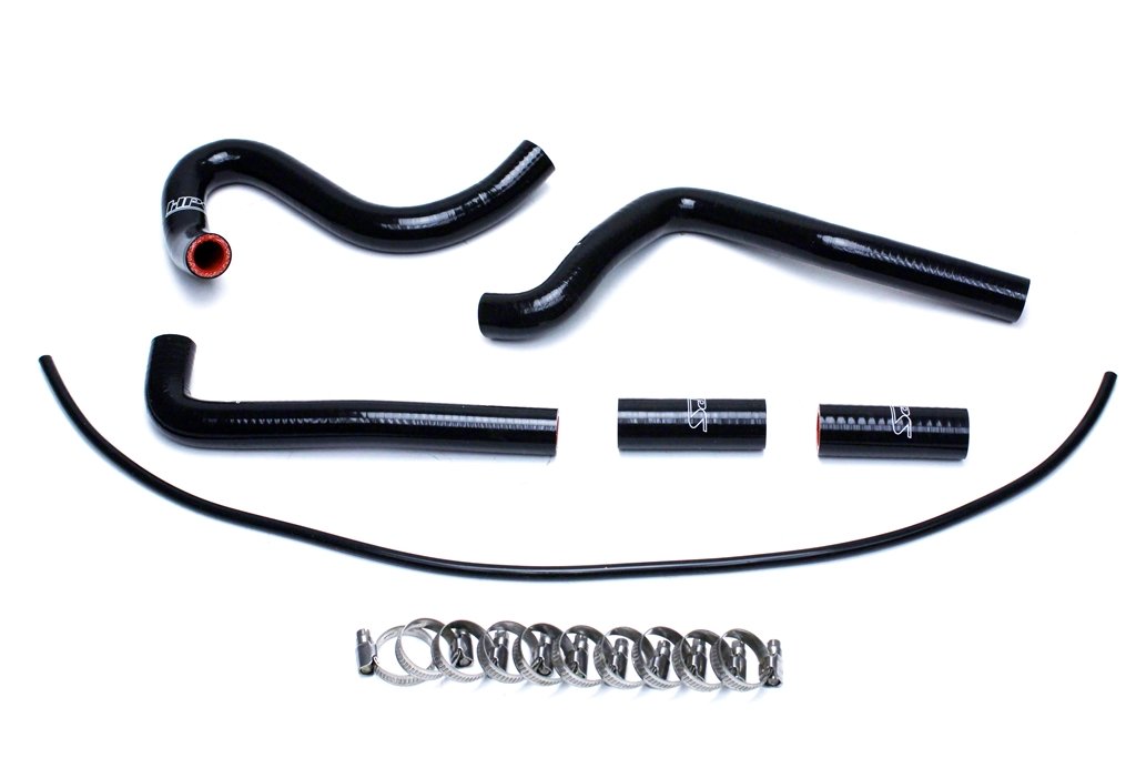 HPS Black Silicone Radiator Coolant Hose Kit Kawasaki 94-02 KX250 , 57-1505-BLK