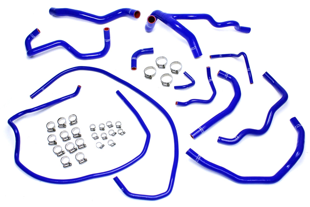 HPS Blue Silicone Radiator + Heater Hose Kit Coolant Mazda 1013 Mazdaspeed 3 2.3L Turbo HPS