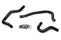 HPS Black Silicone Heater Hose Kit 1986-1992 Toyota Supra MK3 Turbo NA 7MGE 7MGTE 57-1520-BLK