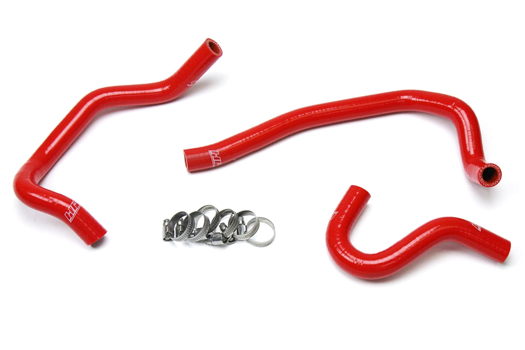 HPS Red Reinforced Silicone Heater Hose Kit Coolant Toyota 86-92 Supra MK3 Turbo NA 7MGE 7MGTE 57-1520-RED