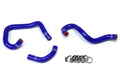 HPS Blue Reinforced Silicone Heater Hose Kit Coolant Toyota 93-98 Supra MK4 2JZ Turbo 57-1521-BLUE