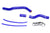 HPS Blue Silicone Radiator Hose Kit 2001-2005 Honda Civic 1.7L Manual Transmission 57-1525-BLUE