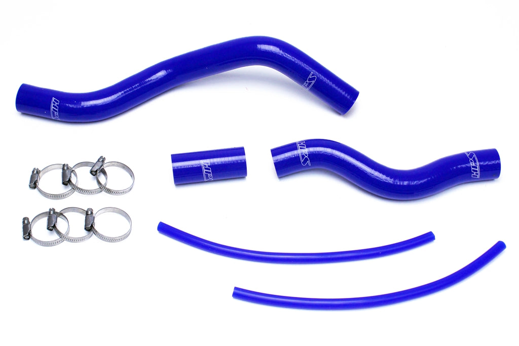 HPS Blue Reinforced Silicone Radiator Hose Kit Coolant Honda 01-05 Civic 1.7L Automatic Trans. 57-1526-BLUE
