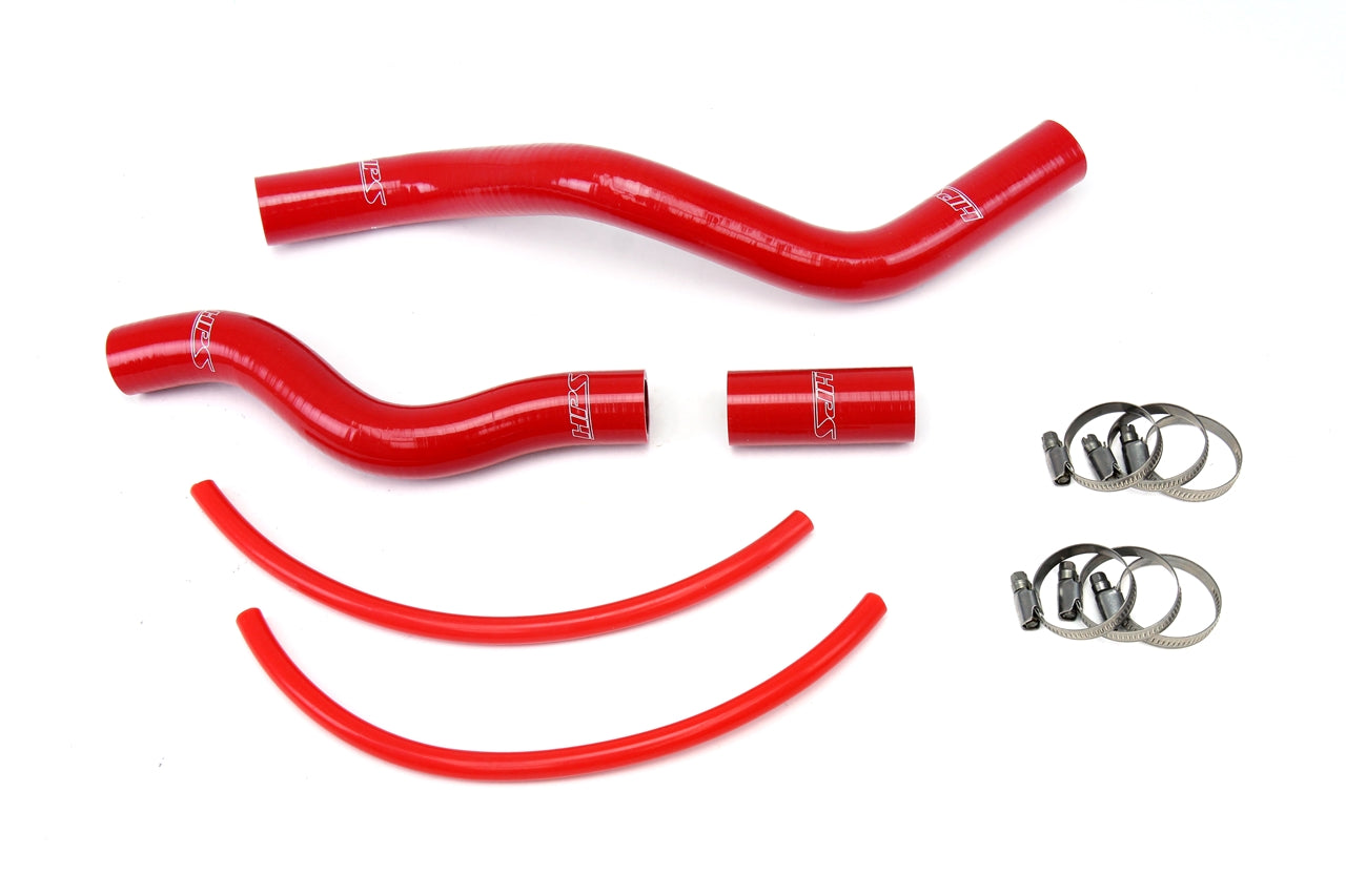 HPS Red Silicone Radiator Hose Kit 2001-2005 Honda Civic 1.7L Automatic Transmission 57-1526-RED