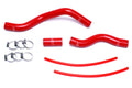 HPS Red Reinforced Silicone Radiator Hose Kit Coolant Honda 01-05 Civic 1.7L Automatic Trans. 57-1526-RED