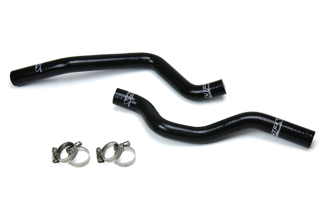 HPS Black Reinforced Silicone Heater Hose Kit Coolant Mitsubishi 2008-2017 Lancer 2.0L 2.4L DE ES GTS 57-1529-BLK
