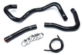 HPS Black Reinforced Silicone Radiator Hose Kit Coolant Mitsubishi 2008-2017 Lancer 2.0L 2.4L DE ES GTS 57-1530-BLK