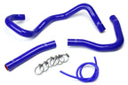 HPS Blue Reinforced Silicone Radiator Hose Kit Coolant Mitsubishi 2008-2017 Lancer 2.0L 2.4L DE ES GTS 57-1530-BLUE