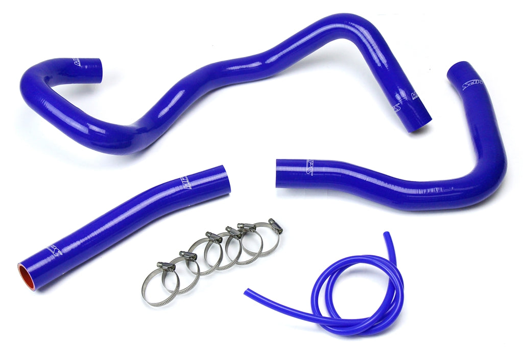 HPS Blue Reinforced Silicone Radiator Hose Kit Coolant Mitsubishi 2008-2017 Lancer 2.0L 2.4L DE ES GTS 57-1530-BLUE