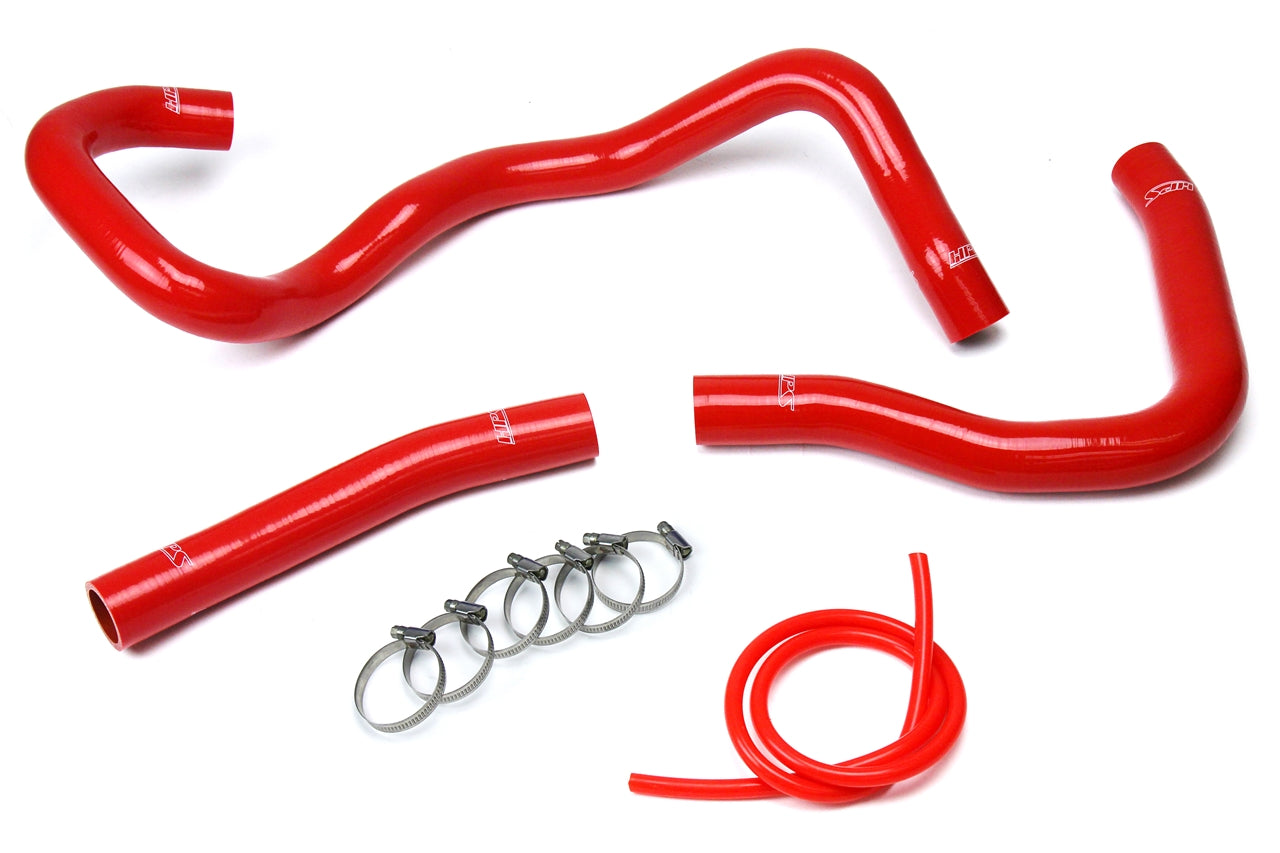 HPS Red Silicone Radiator Hose Kit 2008-2017 Mitsubishi Lancer 2.0L 2.4L DE ES GTS 57-1530-RED