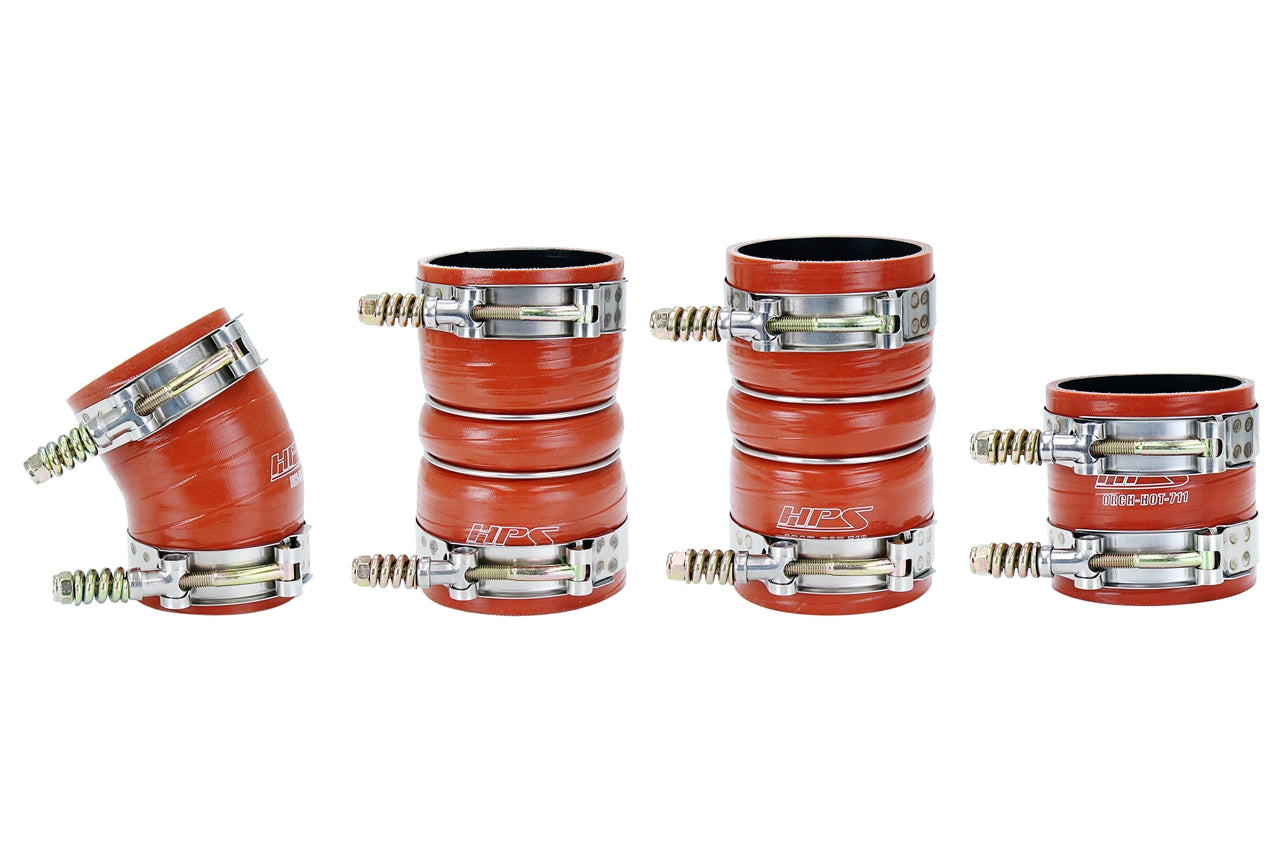 HPS Silicone Intercooler Hump CAC Hose Boots Ford 2003-2004 F250 Superduty 6.0L PowerStroke Diesel 57-1538