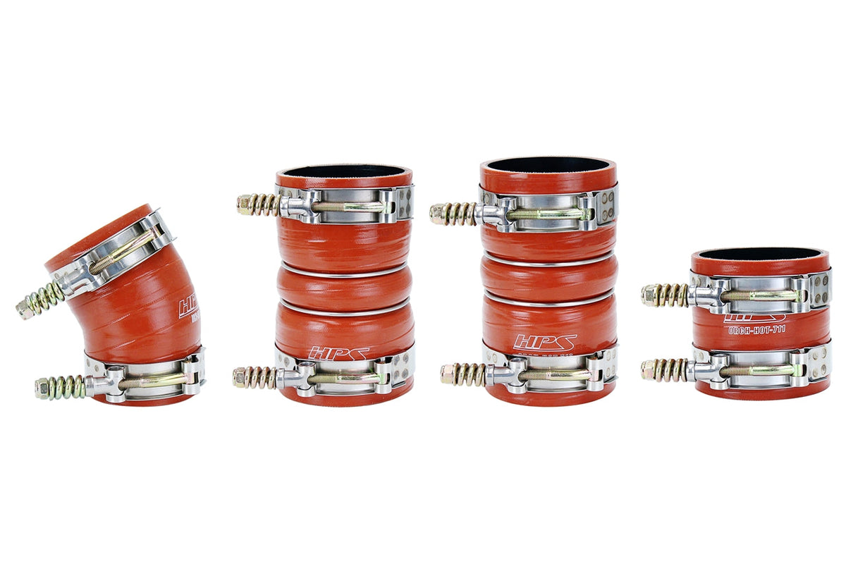 HPS Silicone Intercooler Hump CAC Hose Boots Ford 2003-2004 F350 Superduty 6.0L PowerStroke Diesel 57-1538